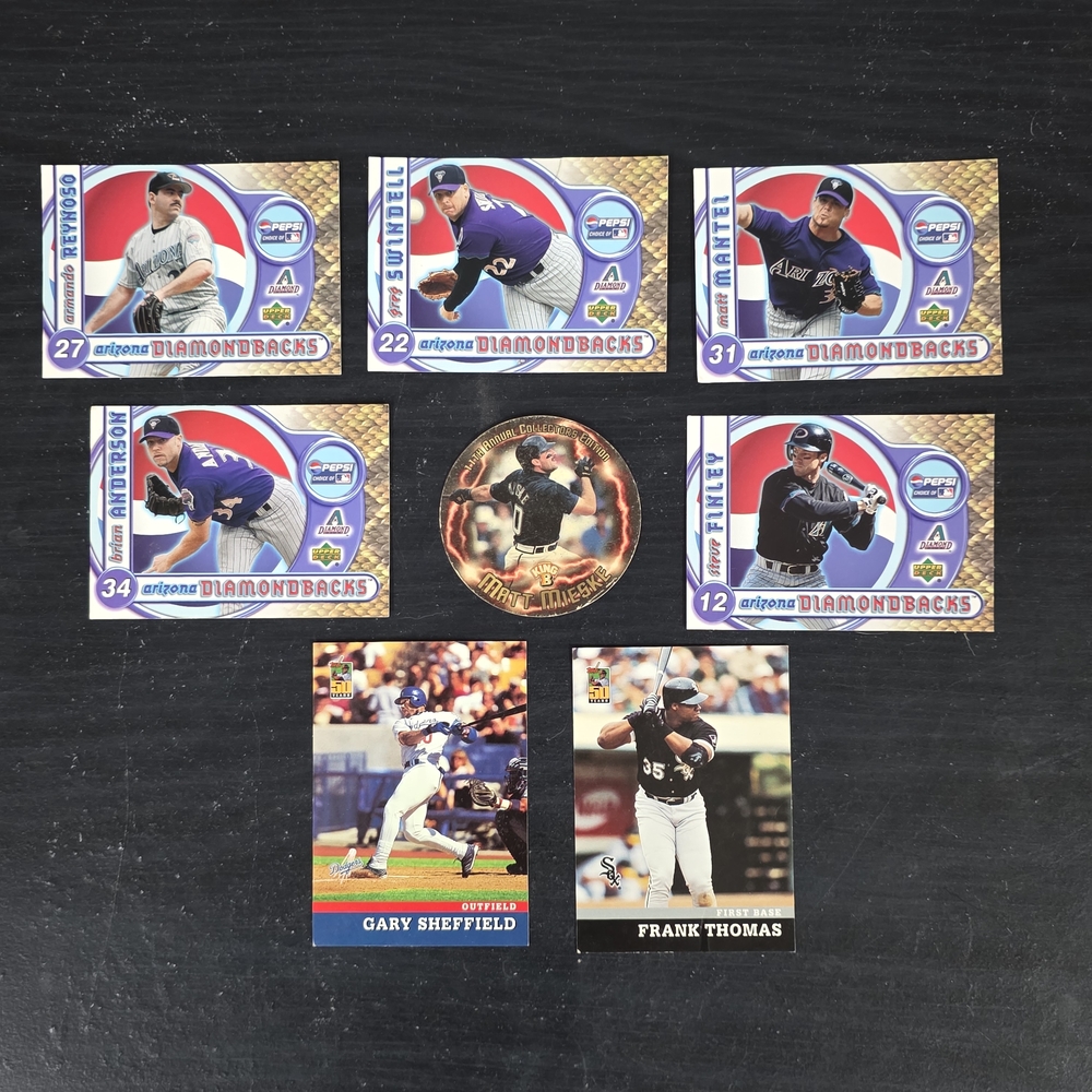 Baseball Cards from late 1990s / Early 2000s - Lot of 8